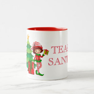 Équipe de vacances Père Noël Coffee Mug