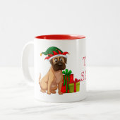 Équipe de vacances Père Noël Coffee Mug (Devant gauche)