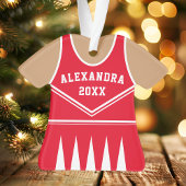 Équipe de Varsity de la tenue de pom-pom girl Roug