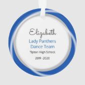 Équipe D'Exercice Cheveux Brown En Bleu Et Noir (dos)