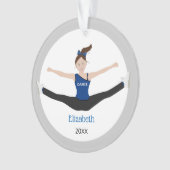 Équipe D'Exercice Cheveux Brown En Bleu Et Noir (devant)