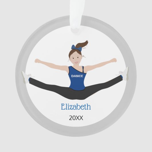 Équipe D'Exercice Cheveux Brown En Bleu Et Noir (devant)