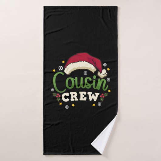 Équipe du cousin de Christma (Serviette de bain)