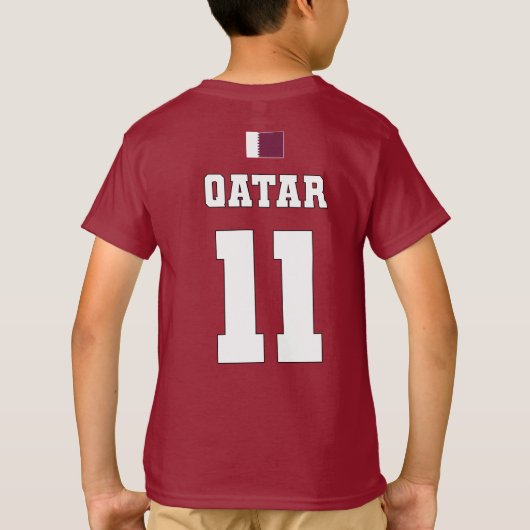 Équipe du Qatar de football #11 T-shirt (Dos)