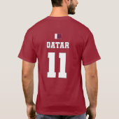 Équipe du Qatar de football #11 T-shirt (Dos)