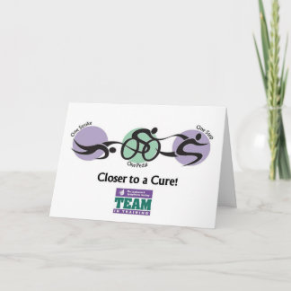 Équipe En Carte de remerciements De Formation