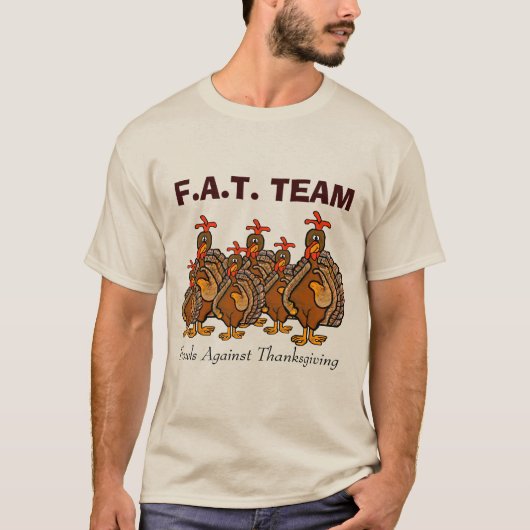 Équipe F.A.T. T-shirt Thanksgiving (Devant)