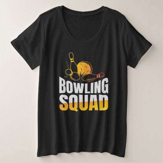 Équipe féminine de Bowling Retro (Design devant)