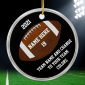 Équipe Football Ornements Votre TEXTE et COULEURS