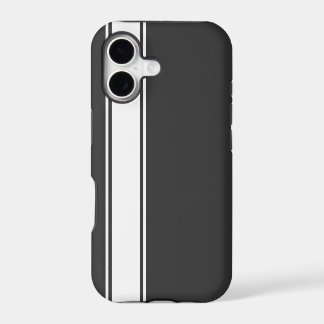 Equipe gris & blanc Jersey Stripe iPhone 5s Case