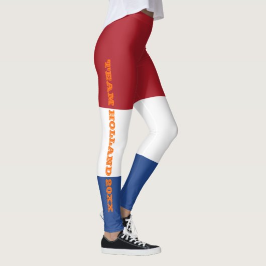 Équipe Hollandaise Holland 20XX Leggings (Droite)