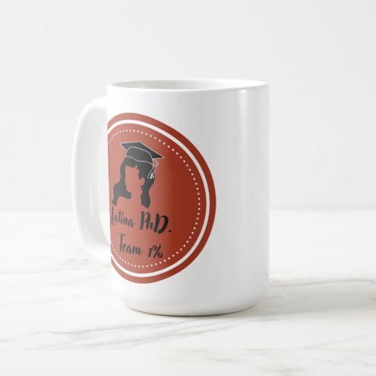 Équipe Latina PhD 1% Mug (Devant gauche)