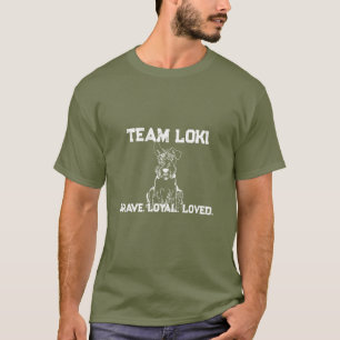 Équipe Loki Legacy Grunge Armée T-shirt vert