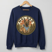 Équipe Mal Dad Sweatshirt Col Rond Malinois Belge