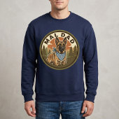 Équipe Mal Dad Sweatshirt Col Rond Malinois Belge