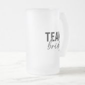 Équipe Mariée Frosted Mug (Devant droit)
