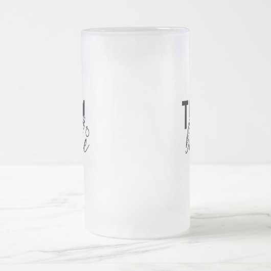 Équipe Mariée Frosted Mug (Centre)