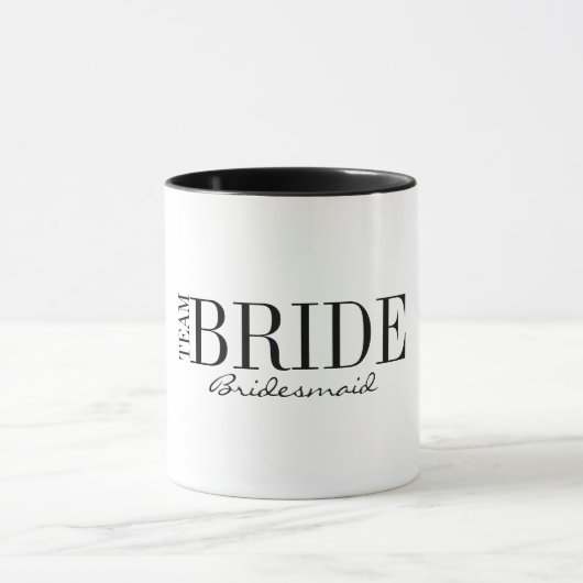 Équipe Mariée Mariée Mariée Fête du Café Mug (Centre)