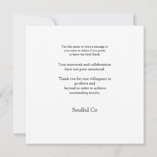 Équipe Merci d'entreprise Photo Entreprise