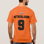 Équipe nationale de football de Pays-Bas T-shirt (Dos)