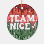 Équipe Nice Noël Ornement (Gauche)