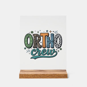 Équipe Ortho Vintage Équipe Dentaire Vector Design
