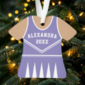 Équipe pom-pom girl Varsity Uniforme violet