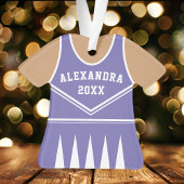 Équipe pom-pom girl Varsity Uniforme violet