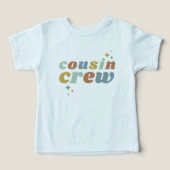 Équipe rétro Cousin | Enfants correspondants (Design Recto)