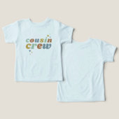 Équipe rétro Cousin | Enfants correspondants (Design Recto & Verso)