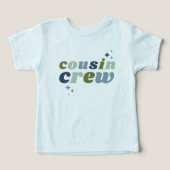Équipe rétro Cousin | Enfants correspondants (Design Recto)