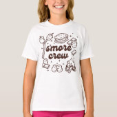 Équipe S'more Camping Tshirt pour Jeunes (Devant)