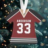 Équipe sportive de hockey Jersey Uniforme Maroon e