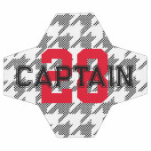 Équipe sportive de Houndstooth Capitaine NUMBER An (Plat)