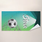 Équipe sportive/football/football (Serviette de bain)