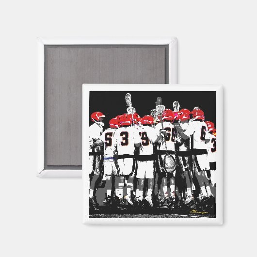 Équipe sportive Photo Magnet Athlète Fan Sport (Recto/Verso)