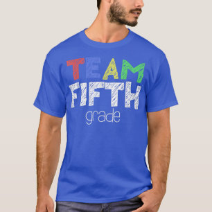 Équipe T-shirt 5e année Retour à l'école
