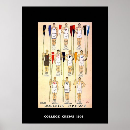 Équipes posters vintage 1908 (Devant)