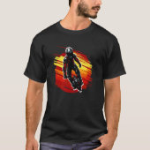 Equipped Stuntman on Unicycle T-shirt (Voorkant)