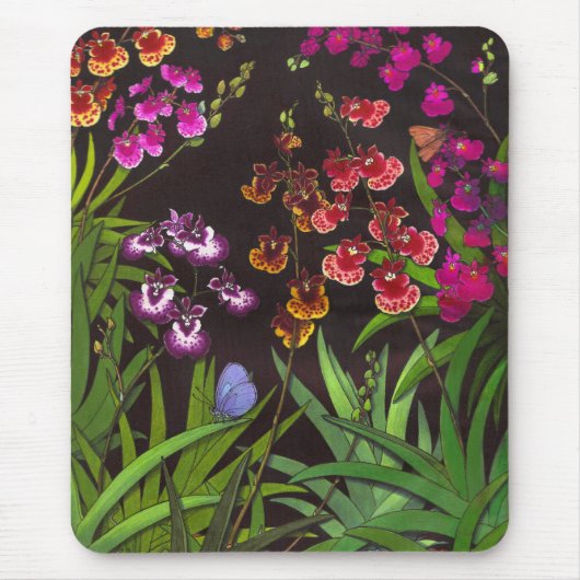 Equitant Oncidium Tolumnia Orchids Mousepad Muismat (Voorkant)