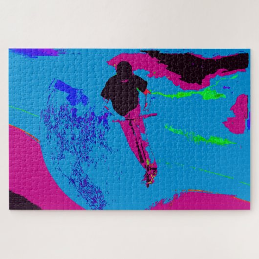 équitation de la Galaxie - Scooter Rider Puzzle (Horizontal)