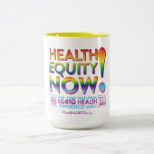 Équité en santé maintenant ! Mug (Centre)