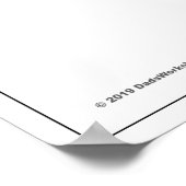 Equivalent Fraction Chart (in White!) Poster (Hoek)