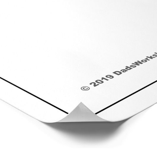 Equivalent Fraction Chart (in White!) Poster (Hoek)