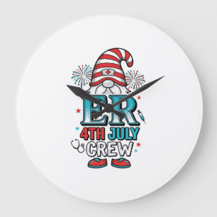 ER 4 juli bemanning patriottisch Gnome T-shirt ont Grote Klok