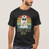 ER Boo Boo Crew Ghost Nurse Retro Halloween T-shirt (Voorkant)