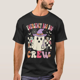 ER Boo Crew Groovy Spoedeisende Hulp Verpleegster T-shirt