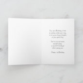 ęr Carte de dinosaure vert d'anniversaire, ?ère (Intérieur)