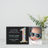 Ęr carte photo de Merci d'anniversaire de bébés (Debout devant)