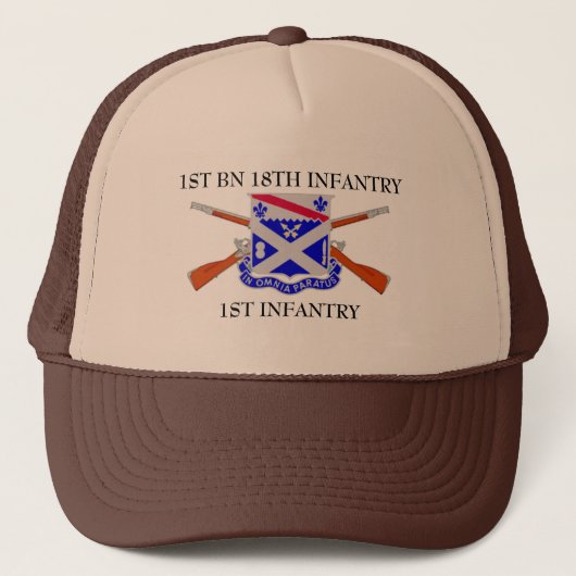 ęr CASQUETTE d'INFANTERIE de 18ème INFANTERIE de (Devant)